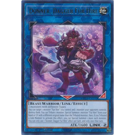 Thẻ bài Donner, Dagger Fur Hire - MP23-EN192 - Rare 1st Edition