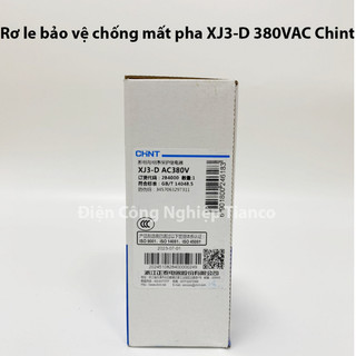 Rơle bảo vệ điện áp 3 pha Chint XJ3-D