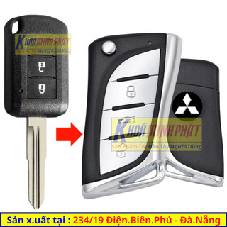 Vỏ Chìa khoá xe Mitsubishi Xpander, Attrage, Triton, Mirage Mẫu V19