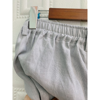 RUBY LINEN - Quần dài ống suông lưng cao LINEN PHÁP.