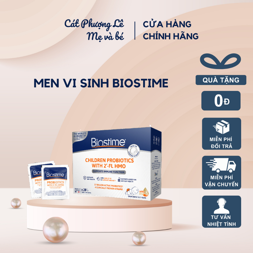 MEN VI SINH BIOSTIME - Tặng hồng sâm chu chu