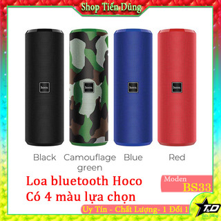 Loa bluetooth hoco bs33 chống nước IPX5 chạy thẻ nhớ USB - thẻ nhớ TF - cổng AUX - đài FM