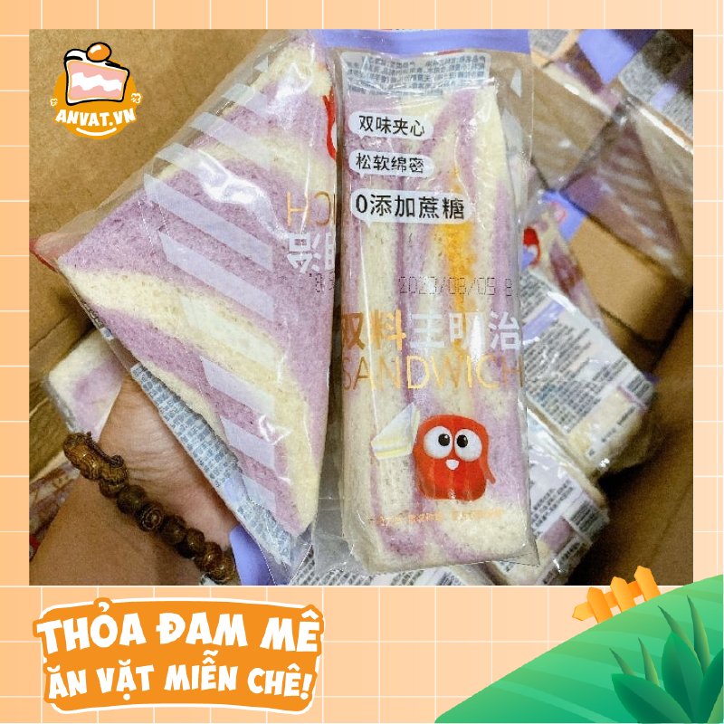 Bánh Tam Giác Khoai Môn Sốt Phô Mai Chà Bông Hi Mr Sam