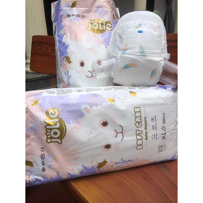 Bỉm JOLIE Siêu Mềm Mỏng Đủ Size M L Xl XXL XXXL