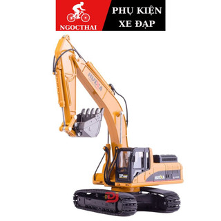 Mô hình máy xúc máy xúc đồ chơi trẻ em HUINA