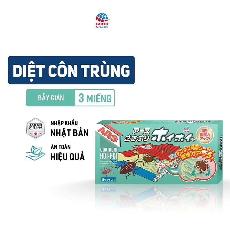 Bẫy Gián Nhật Bản Hộp 3 Miếng