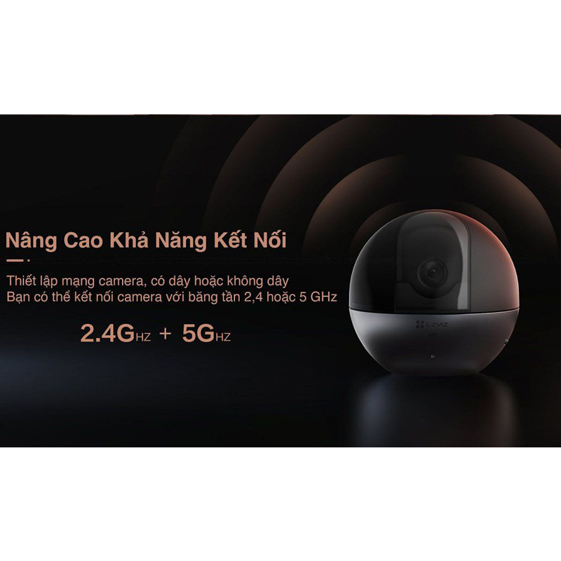Camera WiFi quay quét thông minh EZVIZ E6 3K