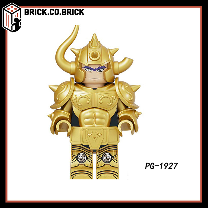 Pingao Saint Seiya Đồ chơi Lắp ráp Nhân vật Mười Hai Chòm Sao Mô hình Mười hai Cung hoàng đạo PG8299-8300