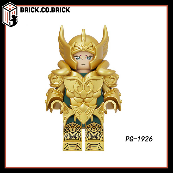 Pingao Saint Seiya Đồ chơi Lắp ráp Nhân vật Mười Hai Chòm Sao Mô hình Mười hai Cung hoàng đạo PG8299-8300