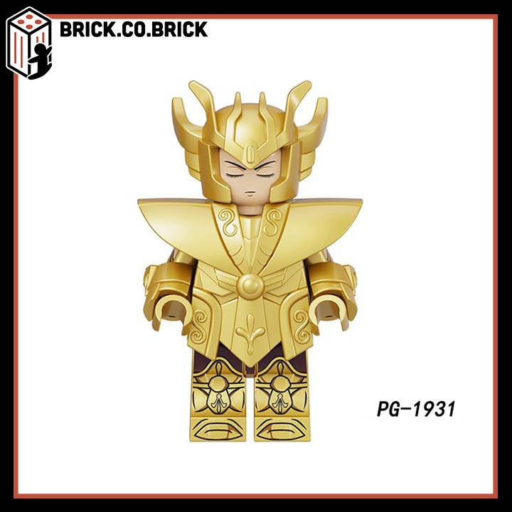 Pingao Saint Seiya Đồ chơi Lắp ráp Nhân vật Mười Hai Chòm Sao Mô hình Mười hai Cung hoàng đạo PG8299-8300