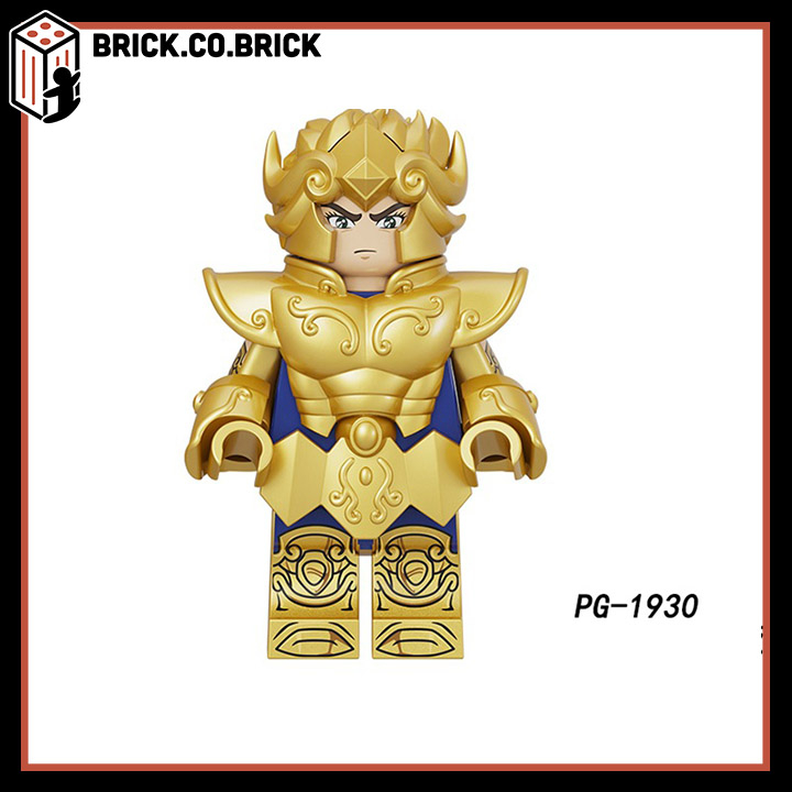 Pingao Saint Seiya Đồ chơi Lắp ráp Nhân vật Mười Hai Chòm Sao Mô hình Mười hai Cung hoàng đạo PG8299-8300