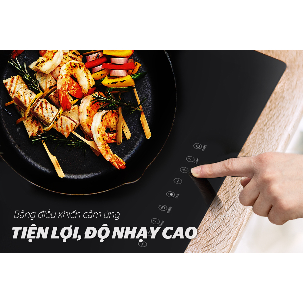 Bếp điện từ đôi Sunhouse SHB8100