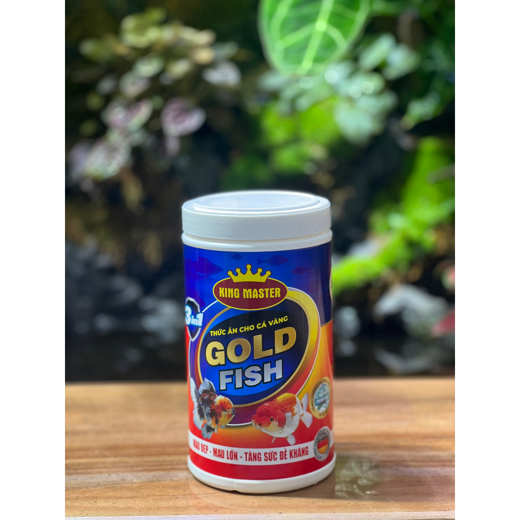 Cám King Master hạt chìm cho cá Vàng siêu tăng trưởng,tăng màu,tăng cường sức đề kháng size SS, S, M L hộp 500gr