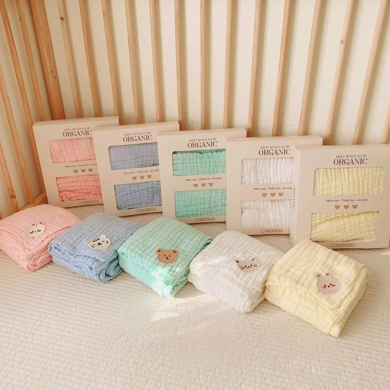 Khăn sữa - khăn tắm sợi tre mềm mại cho bé yêu