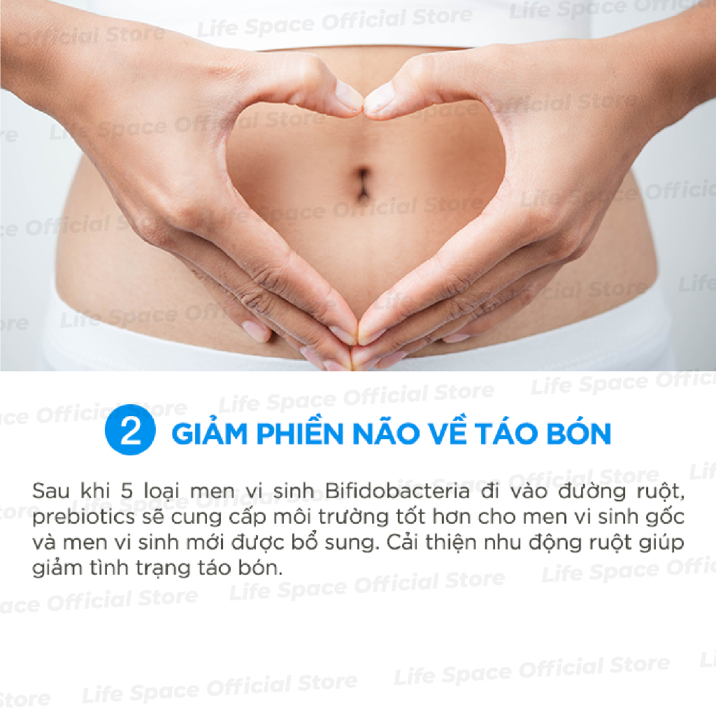 [HÀNG TẶNG KHÔNG BÁN] - Men vi sinh Life Space Bowel Biotic hỗ trợ sức khỏe đường ruột lọ 60 viên