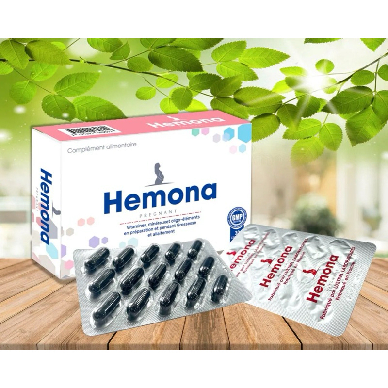 [CHÍNH HÃNG] VIÊN UỐNG BỔ BẦU HEMONA (HỘP 30 VIÊN)
