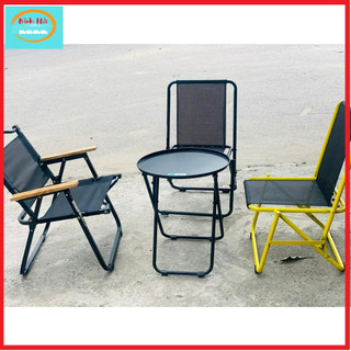Ghế dù xếp thư giãn và bàn trà chanh Qui Phúc cao cấp, ghế dù câu cá, ghế xếp du lịch, ghế dù đi câu, ghế cafe