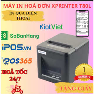 Có Video] Máy In Bill XPRINTER XP-58IIH (USB + Bluetooth)