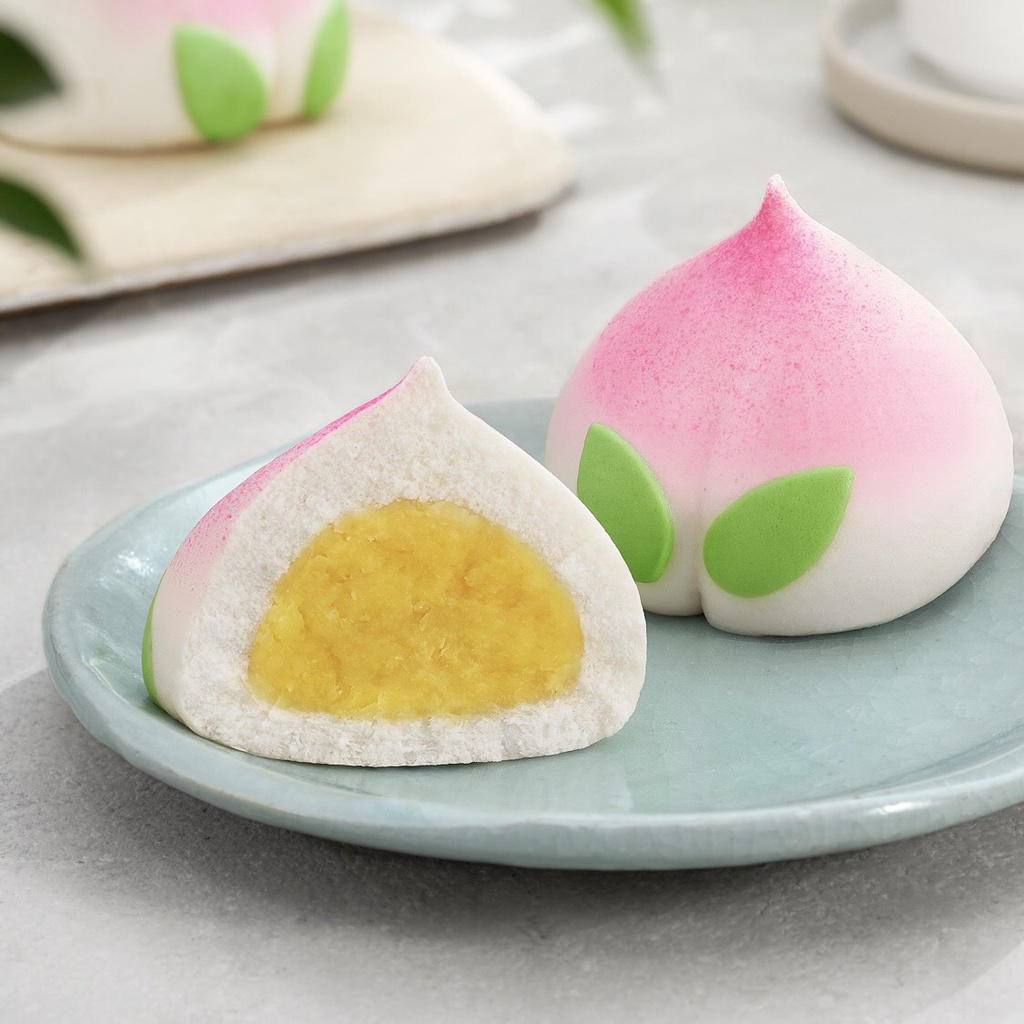 CHÍNH HÃNG Gói 4 Bánh Bao Trái Đào THỌ PHÁT FOOD 280g