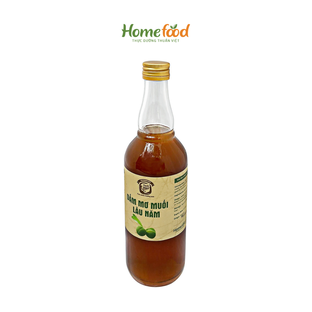 Dấm mơ muối tía tô Homefood 300ml - 500ml