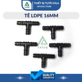 Tê ống LDPE 16 - Thiết bị tưới nối đường ống 16mm - Bảo hành 12 tháng