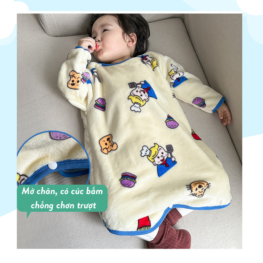 Túi Ngủ Mùa Đông Cho Bé/ Chăn Ngủ Mùa Đông Cho Bé Mở Chân 2023