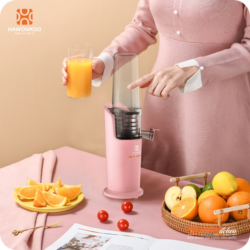 Máy ép chậm Hawonkoo SJH -001 150W 550ML Hàng chính hãng - Bảo hành 12 tháng
