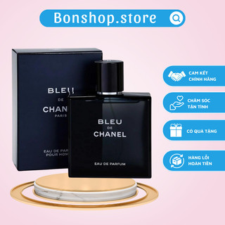 Nước hoa nam Bleu De Chanel EDP 100ml lịch lãm, dầu thơm Bleu Chanel nam tính,sang trong,lịch lãm - bonshop.store