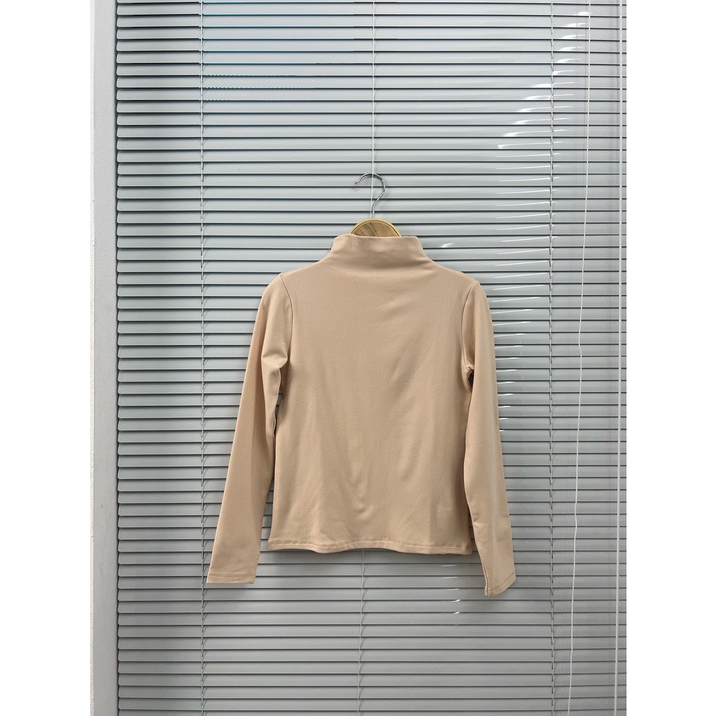 Áo thun giữ nhiệt nữ dài tay cổ leo M.u.j.i - GiunhietMuji207_P0K41