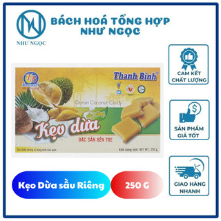 Kẹo dừa sầu riêng thanh bình hộp 250g - bách hóa tổng hợp như ngọc