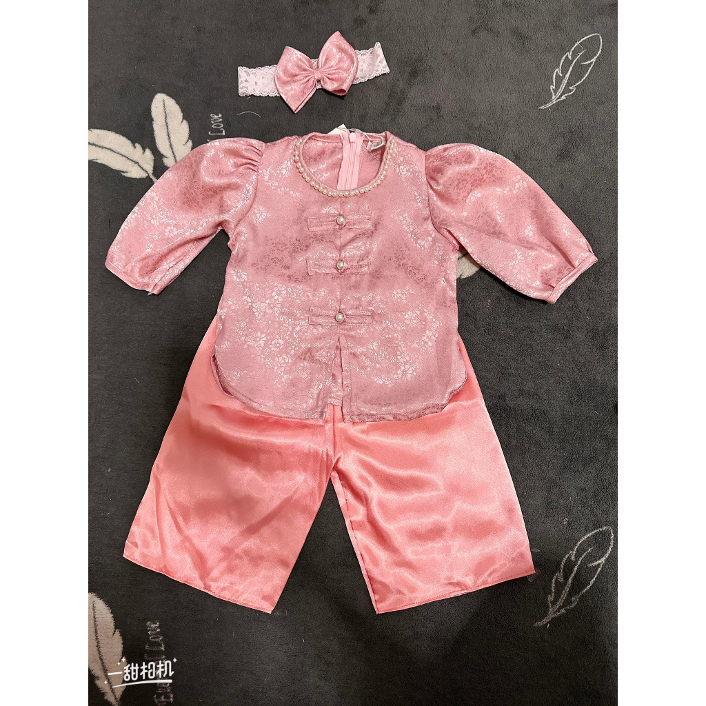 Bà ba dài tay cho bé gái 4-16 Kg kèm cài ,Chất mềm mịn mát