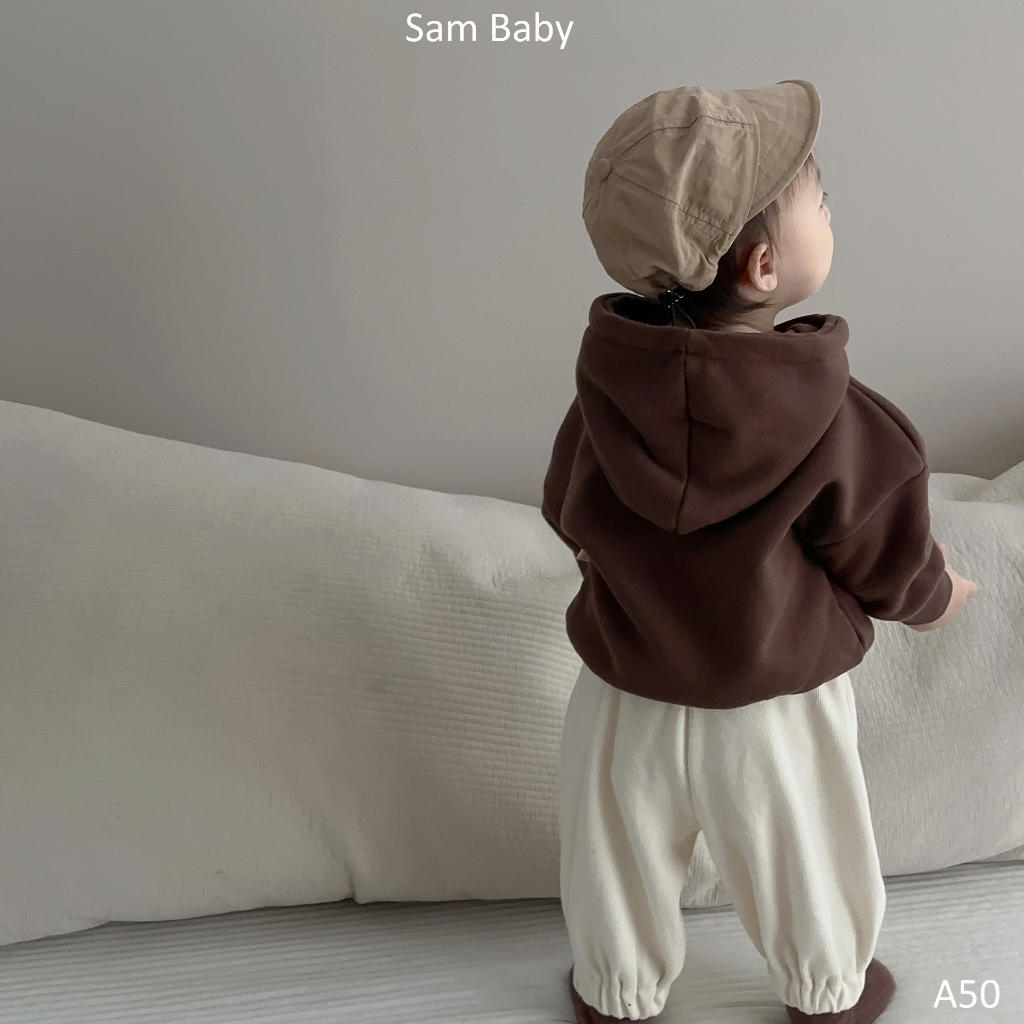 Áo nỉ hoodie dây rút NEW YORK cho bé-Sam Baby-A50