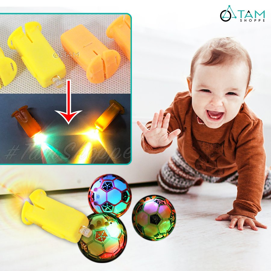 Nút nhựa đèn Led gắn lồng đèn, đồ chơi (sẵn pin) LED-KHAC-01