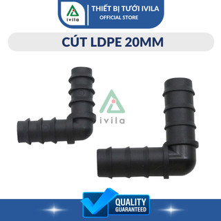 Cút LDPE 20 - Phụ Kiện nối ống LDPE 20mm - Giúp kết nối ống LDPE 20 tại các điểm góc