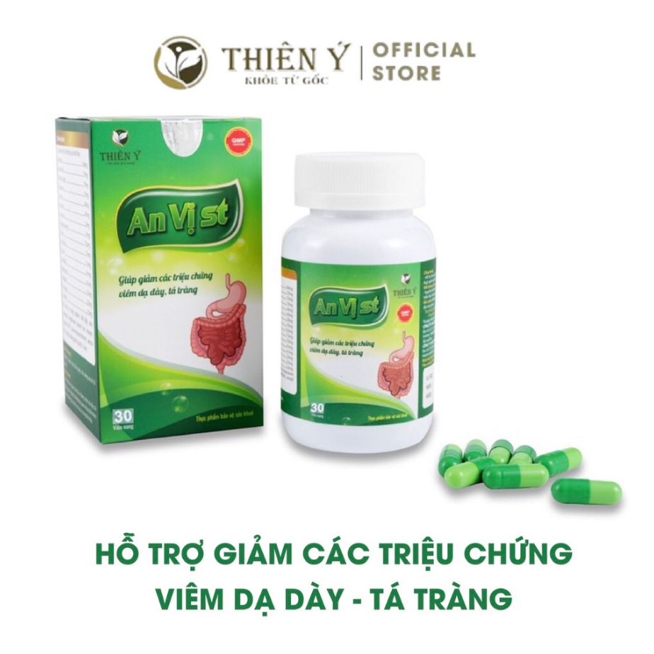 Viên Uống Dạ Dày An Vị Hộp 30 Viên ST TY10 Hỗ Trợ Làm Giảm Viêm Loét Dạ Dày, Tá Tràng - Thiên Ý