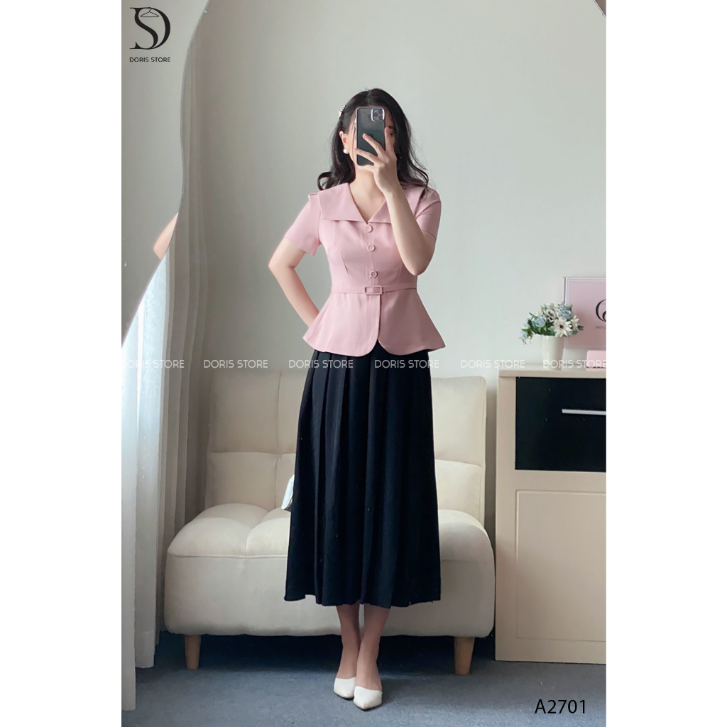 Áo sơ mi tuytsi Doris siêu hot  A2701