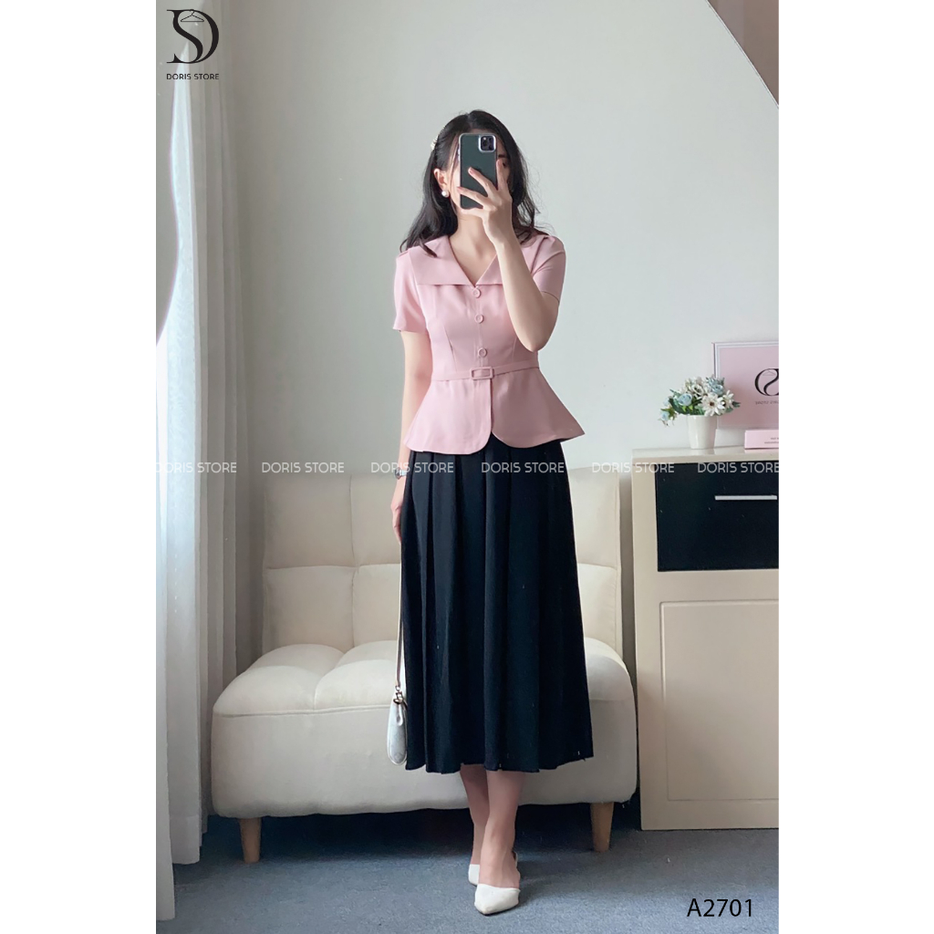 Áo sơ mi tuytsi Doris siêu hot  A2701