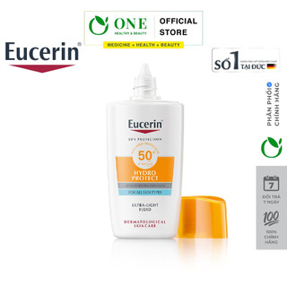 Kem Chống Nắng Eucerin Cho Da Nhạy Cảm 50ml Hydro Ultra Light SPF 50+