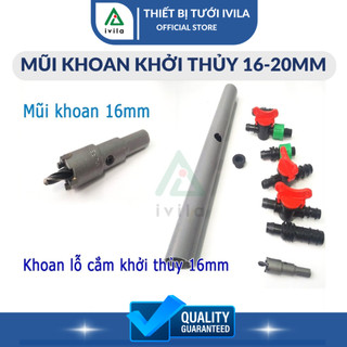 Mũi khoan 16mm - Mũi khoan khởi thủy 16mm - Mũi khoan khởi thủy 20mm - Khoan ống nhựa PVC, Hdpe
