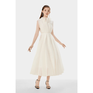 Đầm Xòe Nhún Cổ Cách Điệu AT MODA DE LITA