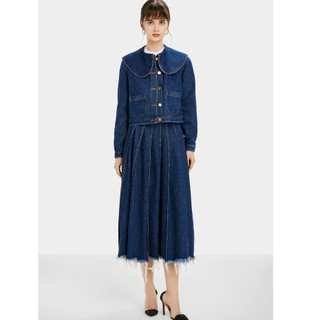 Chân Váy Jean Xòe Nữ AT MODA DE LITA