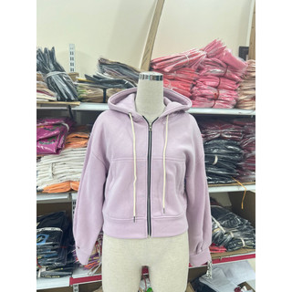 Áo Khoác (đẹp)Croptop Nữ Hoodie Zip Freesize 40-60kg Có Mũ Chất Nỉ Dày Dặn N1 chủ đề aesthetic màu đen