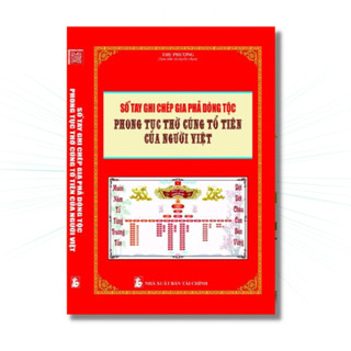 Sách - sổ tay ghi chép gia phả dòng tộc - phong tục thờ cúng tổ tiên của người việt