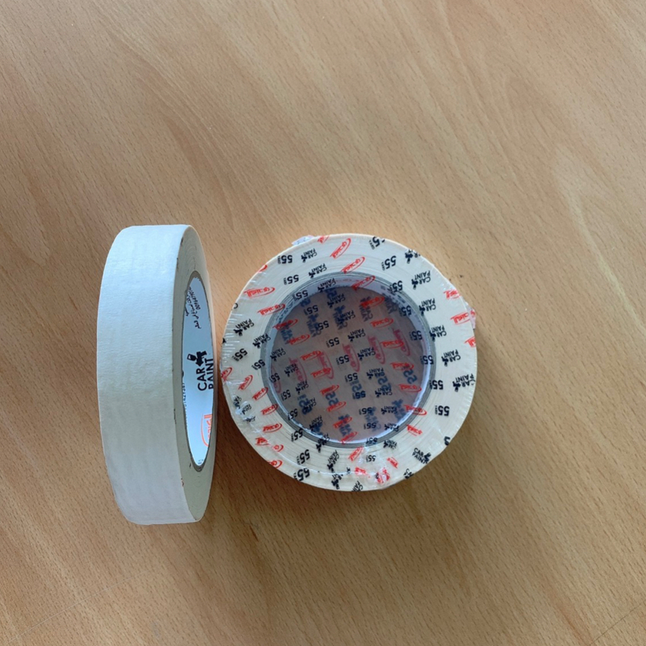 10 Cuộn Băng Keo Giấy . Size 2,5CM X 50 MÉT Keo Chắn Sơn ,Chắn Bụi Bấm Dính Tốt...