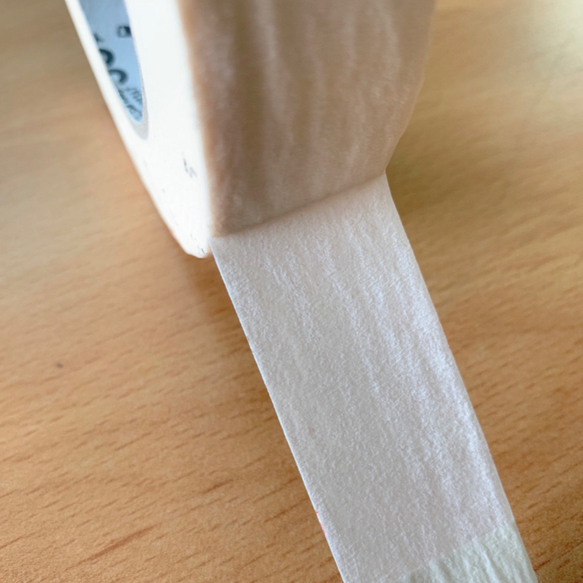 10 Cuộn Băng Keo Giấy . Size 2,5CM X 50 MÉT Keo Chắn Sơn ,Chắn Bụi Bấm Dính Tốt...