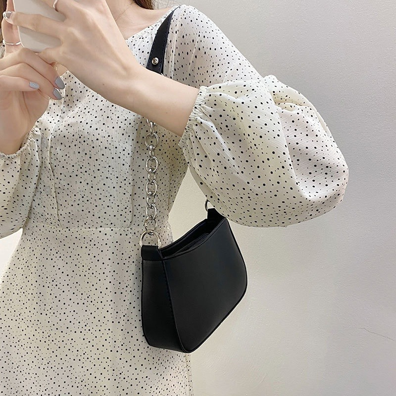 Túi Xách Nữ Đeo Chéo Túi Kẹp Nách Đeo Vai Da Mềm Trơn -KN2155