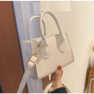Túi đeo chéo nữ mini da trơn 2 quai _ kn2602