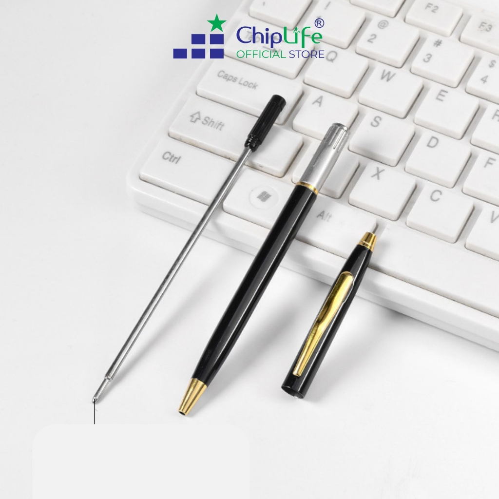 Bút ký khắc tên xoay nhỏ ChipLife XN015 ngòi bút 0.7mm mực bi xanh