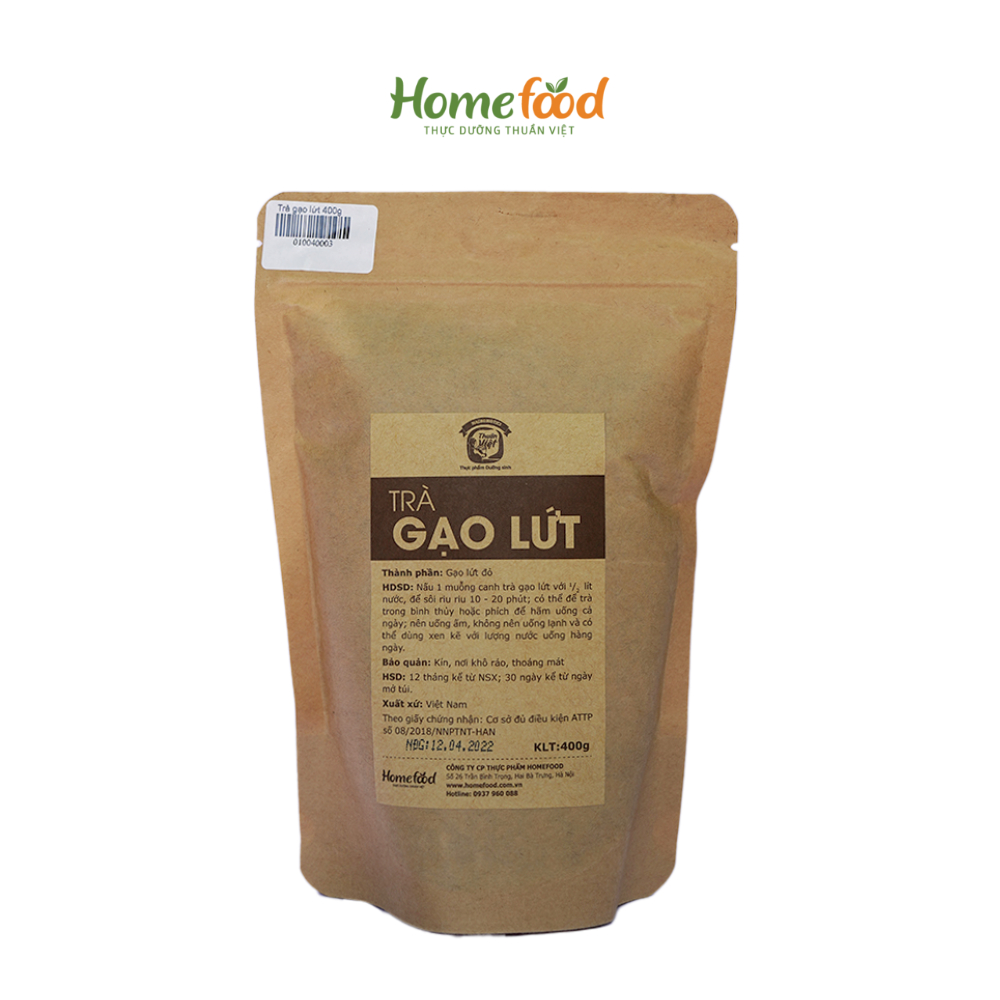 Trà gạo lứt Homefood - 400g