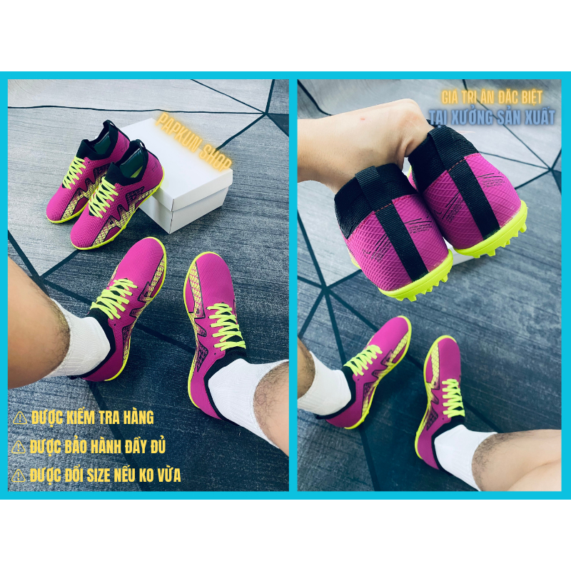 GIÀY ĐÁ BỐNG MÀU HỒNG CỔ DỆT ÔM CHÂN